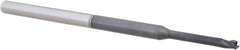 Accupro - 5/64", 3 Flute, Single End, Solid Carbide, 0.005" Corner Radius End Mill - 2-1/2" OAL, 30° Helix, Right Hand Flute, 0.117" LOC, Right Hand Cut, 5/8" Extended Reach - Makers Industrial Supply