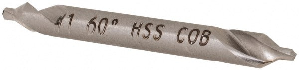 Hertel - #1 Plain Cut 60° Incl Angle Cobalt Combo Drill & Countersink - Makers Industrial Supply