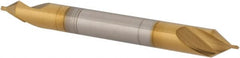 Hertel - #3/0 Plain Cut 60° Incl Angle High Speed Steel Combo Drill & Countersink - Makers Industrial Supply