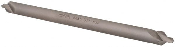 Hertel - #4 Plain Cut 82° Incl Angle High Speed Steel Combo Drill & Countersink - Makers Industrial Supply