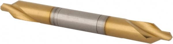 Hertel - #2 Plain Cut 60° Incl Angle High Speed Steel Combo Drill & Countersink - Makers Industrial Supply