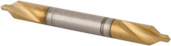 Hertel - #1/0 Plain Cut 60° Incl Angle High Speed Steel Combo Drill & Countersink - Makers Industrial Supply