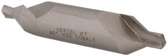 Hertel - #7 Plain Cut 60° Incl Angle Cobalt Combo Drill & Countersink - Makers Industrial Supply