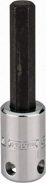 Proto - 3/8" Drive, 9mm Hex Bit Socket - 2-23/32" OAL, 1-5/8" Bit Length, Tethered - Makers Industrial Supply