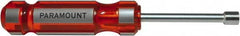 Paramount - 7mm Solid Shaft Nutdriver - Color Coded Handle, 7-1/8" OAL - Makers Industrial Supply