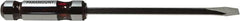 Paramount - 318mm OAL Standard Slotted Screwdriver - 203mm Blade Length, Square Shank, Acetate Handle - Makers Industrial Supply