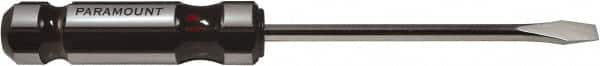 Paramount - Standard Slotted Screwdriver - Round Shank, Acetate Handle - Makers Industrial Supply