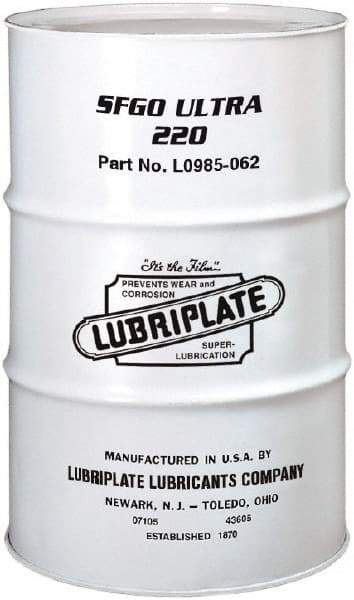 Lubriplate - 55 Gal Drum, Synthetic Gear Oil - 8°F to 420°F, 1088 SUS Viscosity at 100°F, 210 SUS Viscosity at 210°F, ISO 220 - Makers Industrial Supply