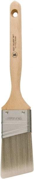 Wooster Brush - 2" Angled Synthetic Sash Brush - 2-11/16" Bristle Length, 7.13" Wood Fluted Handle - Makers Industrial Supply