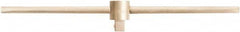 Ampco - 1/2" Drive Socket Sliding T-Handle - 12" OAL, Aluminum Bronze Finish - Makers Industrial Supply