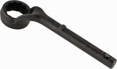 Proto - 2-1/4" 12 Point Pull Wrench - Single End, 13-5/8" OAL, Steel, Black Finish - Makers Industrial Supply