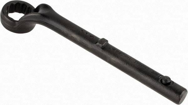 Proto - 1-1/4" 12 Point Pull Wrench - Single End, 10-11/16" OAL, Steel, Black Finish - Makers Industrial Supply