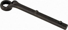 Proto - 1-1/8" 12 Point Pull Wrench - Single End, 10-11/16" OAL, Steel, Black Finish - Makers Industrial Supply