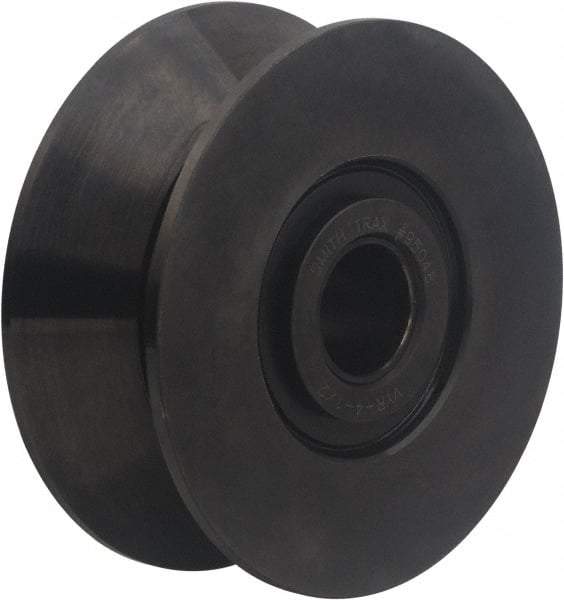 Accurate Bushing - 45mm Bore, 165mm Roller Diam x 68mm Width, Carbon Steel V-Grooved Yoke Roller - 148,100 N Dynamic Load Capacity, 71mm Overall Width - Makers Industrial Supply