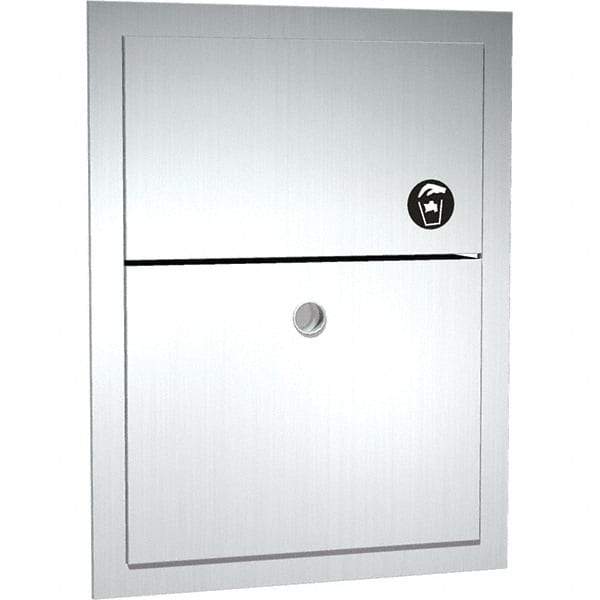 ASI-American Specialties, Inc. - Feminine Hygiene Product Receptacles Material: Stainless Steel Color: Silver - Makers Industrial Supply