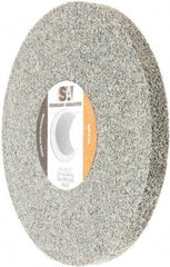 Standard Abrasives - 6" Diam, 1/2" Face Width, 1" Center Hole, Fine Grade, Silicon Carbide Deburring Wheel - Convolute, Density 9 Grade - Makers Industrial Supply