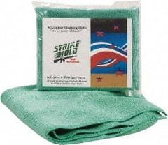 MPH Systems - Reusable Microfiber Wipes - Packet, 16" x 16" Sheet Size, Green - Makers Industrial Supply