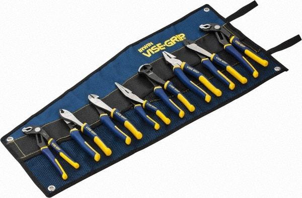 Irwin - 8 Piece Plier Set - Comes in Tool Roll - Makers Industrial Supply