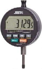 SPI - 0 to 1/4" Range, 0.0001" Graduation, Electronic Drop Indicator - Lug Back, Accurate to 0.0001" - Makers Industrial Supply