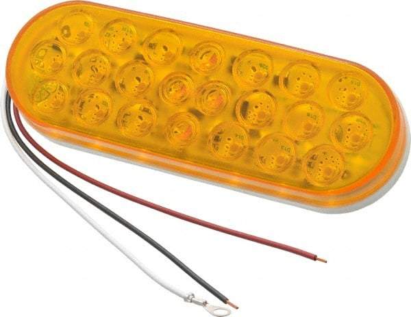 Peterson - Amber Type 1 LED Strobe Lights - LED, 0.67 Amp, 8 Watt, 12 Volt, 6-1/2" Long - Makers Industrial Supply