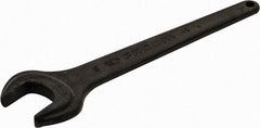 Facom - 46mm Standard Service Open End Wrench - 15-9/16" OAL, Single End, Black Finish, 15° Head Angle - Makers Industrial Supply