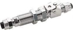 Parker - 3/8" OD, Single End Shutoff Coup - 150 Max Working psi, 0 to 150°F, - Makers Industrial Supply