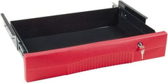 Rubbermaid - 25" Long x 4-5/8" High, Cart Drawer - Use with FG452088, FG454600, FG454610 - Makers Industrial Supply