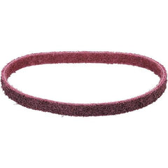 Dynabrade - 1/4" Wide x 18" OAL, Aluminum Oxide Abrasive Belt - Aluminum Oxide, Medium, Nonwoven, Cloth Backing, Wet/Dry - Makers Industrial Supply