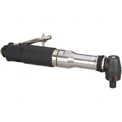 Dynabrade - 1/4" Collet, Angle Handle, Air Angle Die Grinder - 18,000 RPM, Rear Exhaust, 41 CFM, 0.7 hp, 90 psi, 1/4 NPT Inlet - Makers Industrial Supply