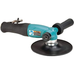 Dynabrade - 7" Max Disc, 8,500 RPM, Pneumatic Handheld Disc Sander - 40 CFM, 3/8" Inlet, 1.3 hp, 90 psi - Makers Industrial Supply