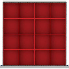 LISTA - 16-Compartment Drawer Divider Layout for 3.15" High Drawers - Makers Industrial Supply