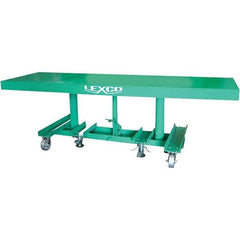 Wesco Industrial Products - 2,000 Lb Capacity Manual Hydraulic Post Lift Table - 30" to 48" Lift Height, 60" Platform Length x 30" Platform Width - Makers Industrial Supply