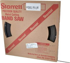 Starrett - 1/4" x 100' x 0.035" Bi-Metal Band Saw Blade Coil Stock - 10 to 14 TPI, Toothed Edge, Straight Form, Raker Set, No Rake Angle, Variable Pitch, Contour Cutting - Makers Industrial Supply