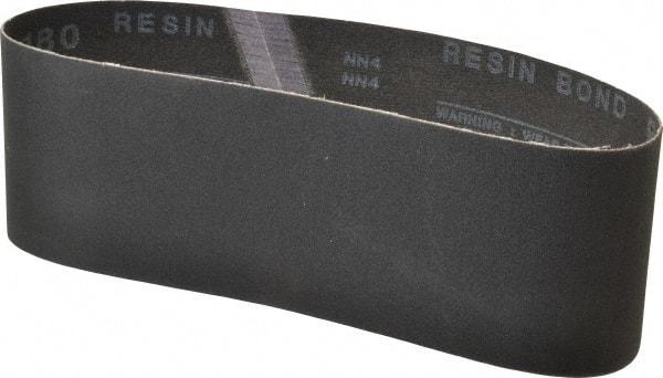 Made in USA - 3" Wide x 21" OAL, 180 Grit, Silicon Carbide Abrasive Belt - Silicon Carbide, Very Fine, Coated, X/Y Weighted Cloth Backing, Wet/Dry, Series S181 - Makers Industrial Supply