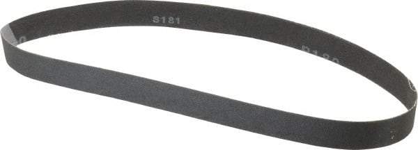 Made in USA - 1" Wide x 30" OAL, 180 Grit, Silicon Carbide Abrasive Belt - Silicon Carbide, Very Fine, Coated, X/Y Weighted Cloth Backing, Wet/Dry, Series S181 - Makers Industrial Supply