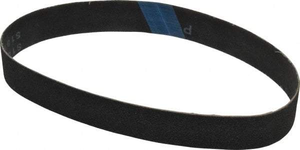 Made in USA - 1-1/8" Wide x 21" OAL, 80 Grit, Silicon Carbide Abrasive Belt - Silicon Carbide, Medium, Coated, X/Y Weighted Cloth Backing, Wet/Dry, Series S181 - Makers Industrial Supply