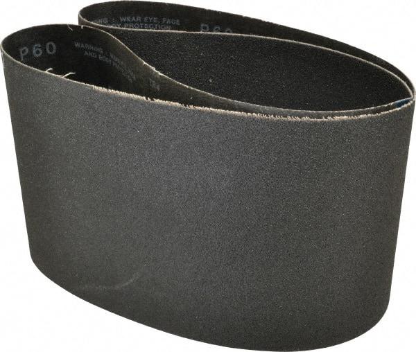 Made in USA - 6" Wide x 48" OAL, 60 Grit, Silicon Carbide Abrasive Belt - Silicon Carbide, Medium, Coated, X/Y Weighted Cloth Backing, Wet/Dry, Series S181 - Makers Industrial Supply