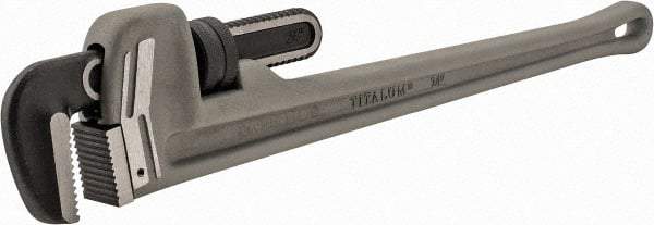 Proto - 24" Aluminum Straight Pipe Wrench - 6" Pipe Capacity - Makers Industrial Supply