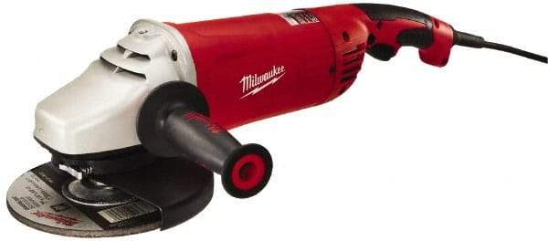 Milwaukee Tool - 7 & 9" Wheel Diam, 6,000 RPM, Corded Angle & Disc Grinder - 5/8-11 Spindle, 120 Volts, 15 Amps, Front Exhaust - Makers Industrial Supply