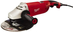 Milwaukee Tool - 7 & 9" Wheel Diam, 6,000 RPM, Corded Angle & Disc Grinder - 5/8-11 Spindle, 120 Volts, 15 Amps, Front Exhaust - Makers Industrial Supply