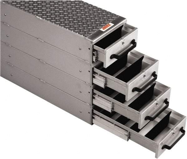 Jobox - 12" Wide x 24" High x 50" Deep Utility Chest - Fits Van Floor or Truck Bed - Makers Industrial Supply