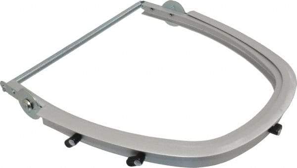 Jackson Safety - Metal Face Shield Frame - Silver, Compatible with Hard Hats - Makers Industrial Supply