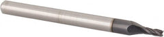 SGS - 1/16" Diam, 1/8" LOC, 1/8" Shank Diam, 1-1/2" OAL, 4 Flute Solid Carbide Square End Mill - Makers Industrial Supply