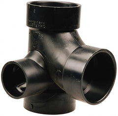 Drain, Waste & Vent Pipe Fittings; Fitting Size: 4 x 4 x 4 x 2 in; Material: ABS; Material: ABS; End Connection: All Hub; Fitting Size: 4 x 4 x 4 x 2 in; Material: ABS