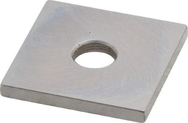 Mitutoyo - 0.1" Square Steel Gage Block - Accuracy Grade 0, Includes Certificate of Inspection - Makers Industrial Supply