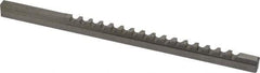 Value Collection - 5mm Keyway Width, Style B-1, Keyway Broach - High Speed Steel, Bright Finish, 1/4" Broach Body Width, 19/64" to 1-11/16" LOC, 6-3/4" OAL - Makers Industrial Supply