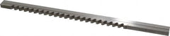 Value Collection - 8mm Keyway Width, Style C-1, Keyway Broach - High Speed Steel, Bright Finish, 3/8" Broach Body Width, 25/64" to 2-1/2" LOC, 11-3/4" OAL - Makers Industrial Supply