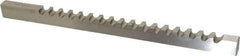 Value Collection - 14mm Keyway Width, Style D-1, Keyway Broach - High Speed Steel, Bright Finish, 9/16" Broach Body Width, 1" to 6" LOC, 13-7/8" OAL - Makers Industrial Supply