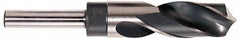 Interstate - 35mm Drill, 118° Point, High Speed Steel Silver Deming & Reduced Shank Drill Bit - Oxide Finish, 6" OAL, Straight Shank, 3" Flute Length, Right Hand Cut, Standard Point, Spiral Flute, Regular Spiral - Makers Industrial Supply