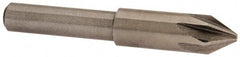 Interstate - 5/16" Head Diam, 1/4" Shank Diam, 6 Flute 60° Cobalt Countersink - Makers Industrial Supply